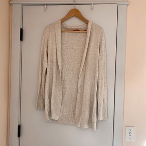 oatmeal colored cardigan